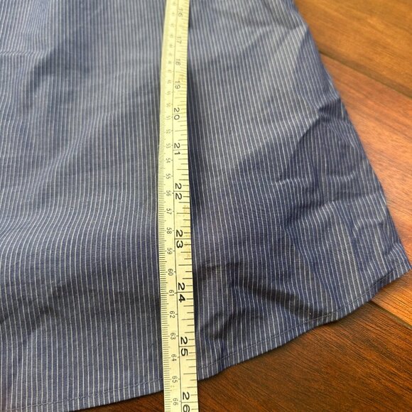 THEORY- Laureema Off-the-Shoulder Top Blue White Stripe Bra Built In size 10 - Picture 5 of 6